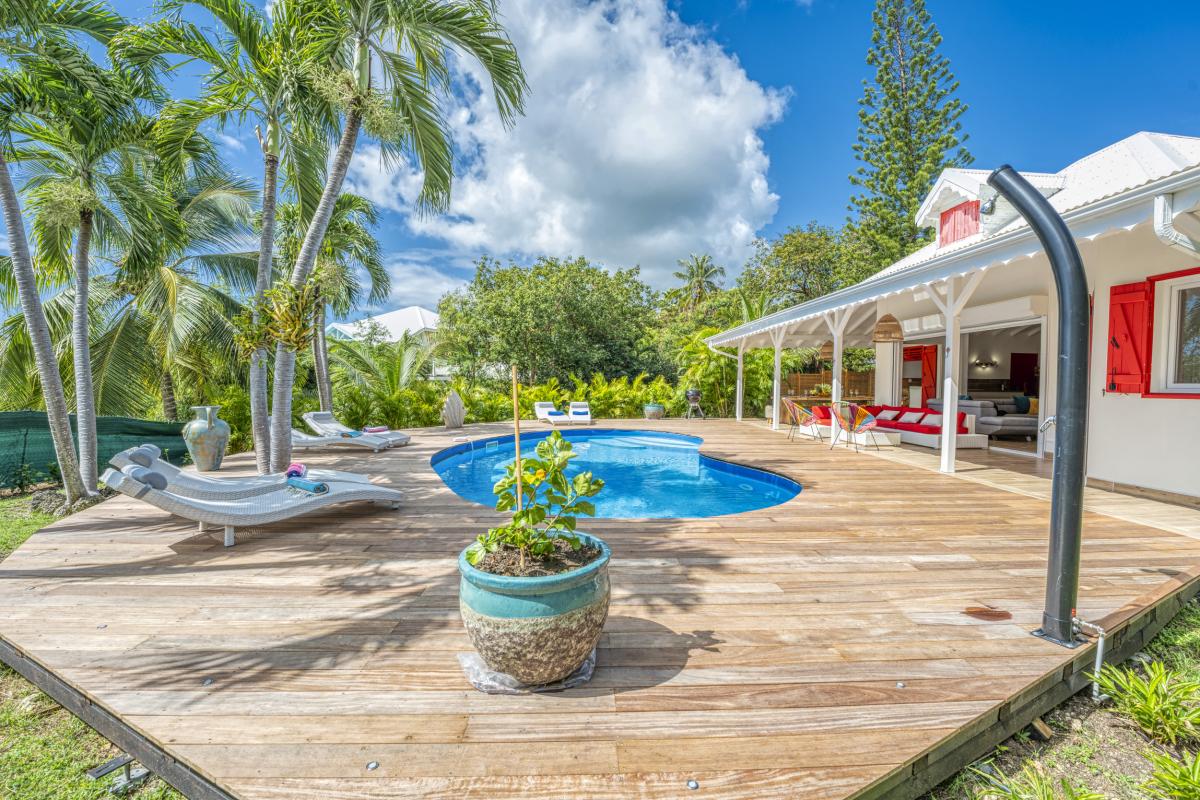 A louer villa 5 chambres Saint François Guadeloupe-piscine-4